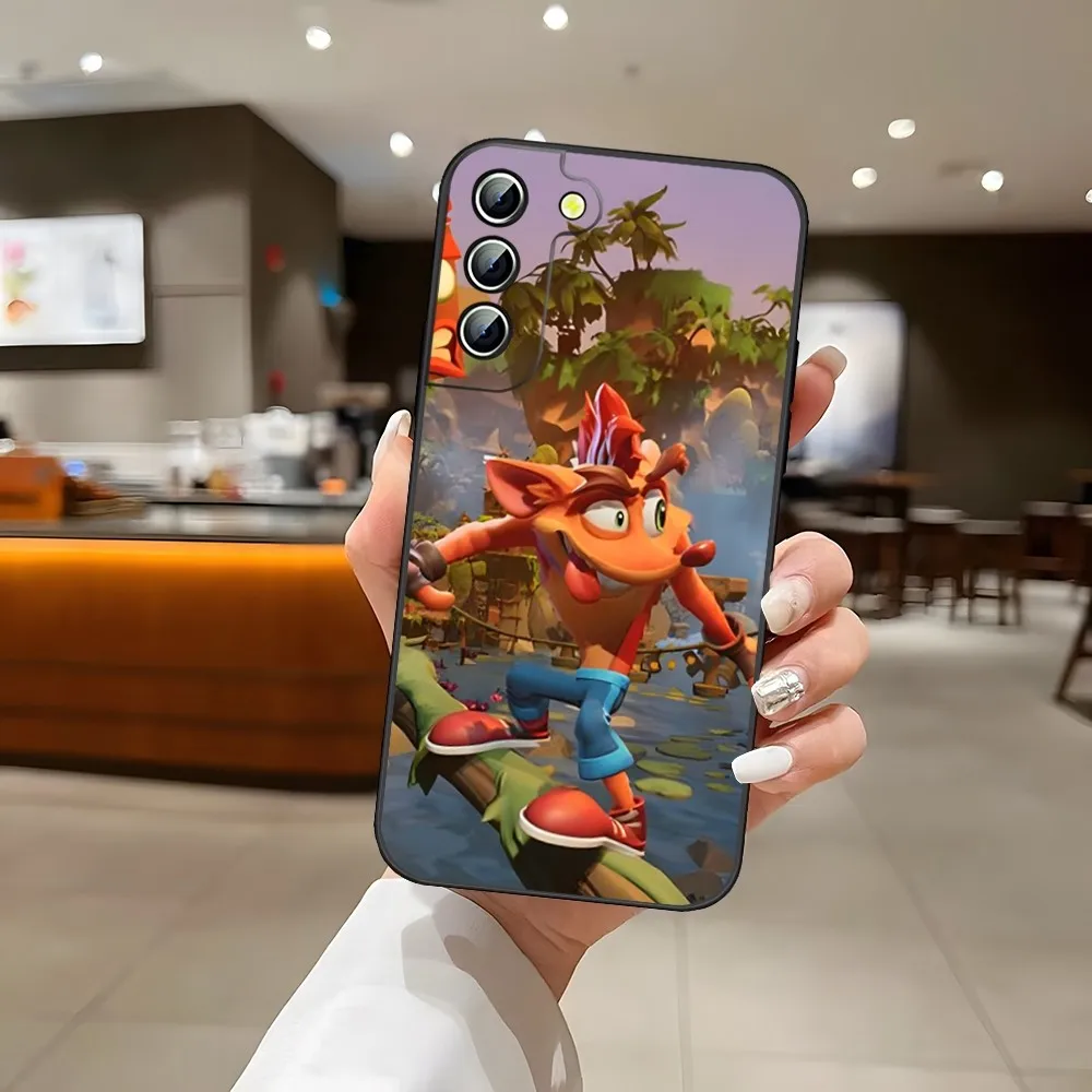 Prime Crash Bandicoot Phone Case for Samsung S24 Ultra S22 S23 S20 Fe S21 Plus Galaxy A54 A34 A24 A53 M54 Note 20 Back Cover