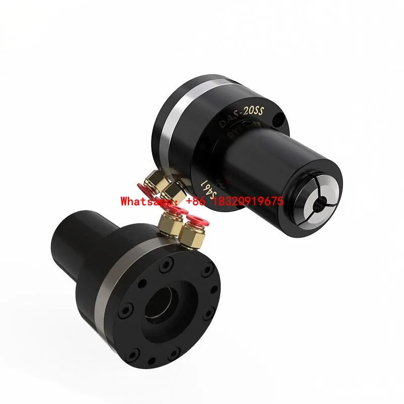 Cyclmotion CNC DAS-15SS Compact Pneumatic Collet Holder – Mini Pneumatic Chuck Fixture for Automation Equipment