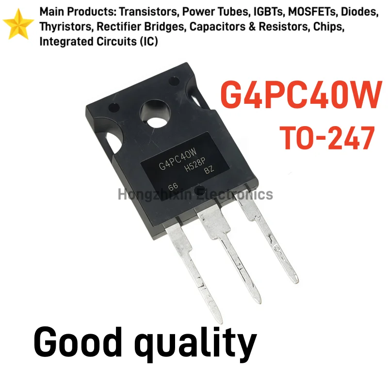 10PCS NEW G4PC40W TO-247 IGBT Transistor 600V 40A Power IGBT Single Tube Electronic Components IRG4PC40W