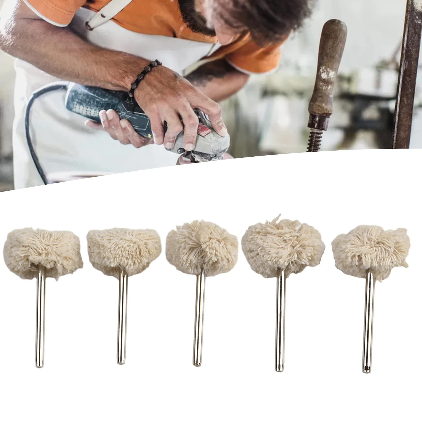 5Pcs 325Mm Wool Pol…