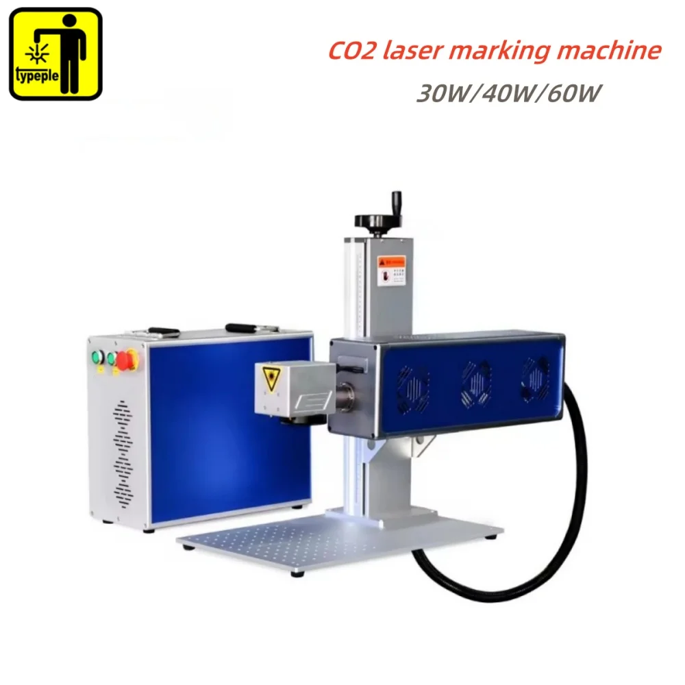 co2 Laser RF Tube 40W laser Marking Machineengraving 300*300mm Marking Size for Wood Paper Leather Engraving