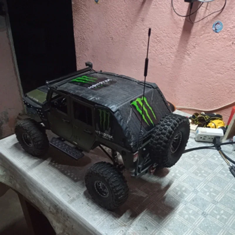 Metalowa antena dekoracyjna do 1/10 1/18 1/24 zdalnie sterowany samochód gąsienicowy Traxxas TRX4M TRX4 Bronco obrońca RC4WD SCX24