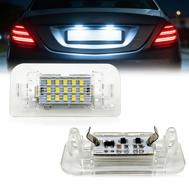 

2 шт. 15SMD светодиодный светильник номерного знака для Mercedes Benz B-Class W242 W246 B-Klasse 11-19