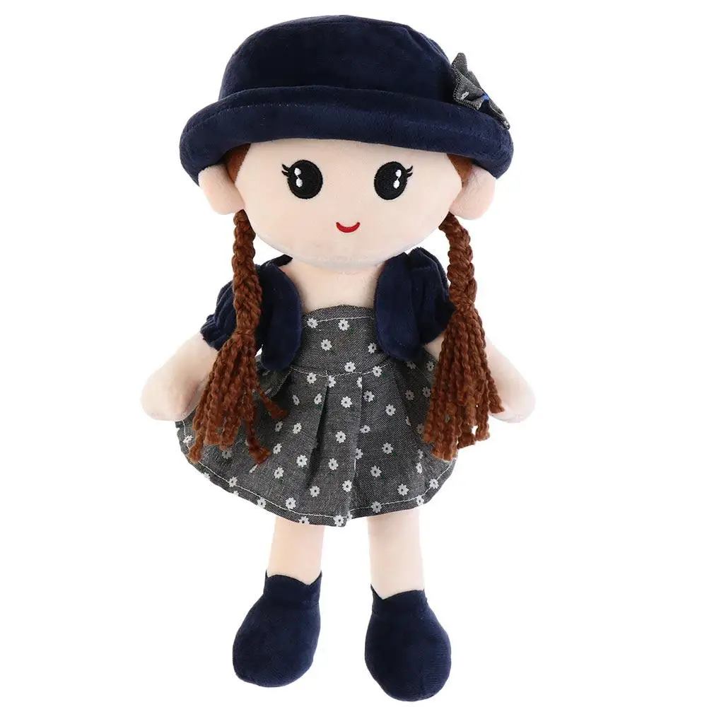 Children Soft Removeable Hat For  Cuddle 35cm Princess   Girl Rag    Sleeping Baby Stuffed