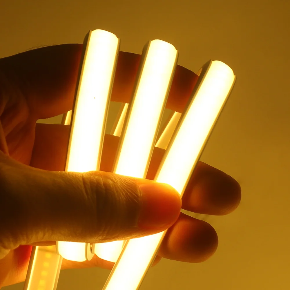 5V USB Neon LED Strip Light COB LED Strip Lights 320LEDs/M Dimmable LED Neon Rope Light LED Strip for Bedroom, Cabinet, Lighting