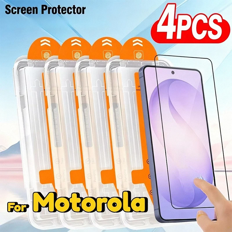 

HD Screen Protector for Motorola Edge 70 60 Fusion 50 Pro Ultra Tempered Glass Moto G56 G35 G75 G55 G54 G17 G37 G87 G86 G15 G84