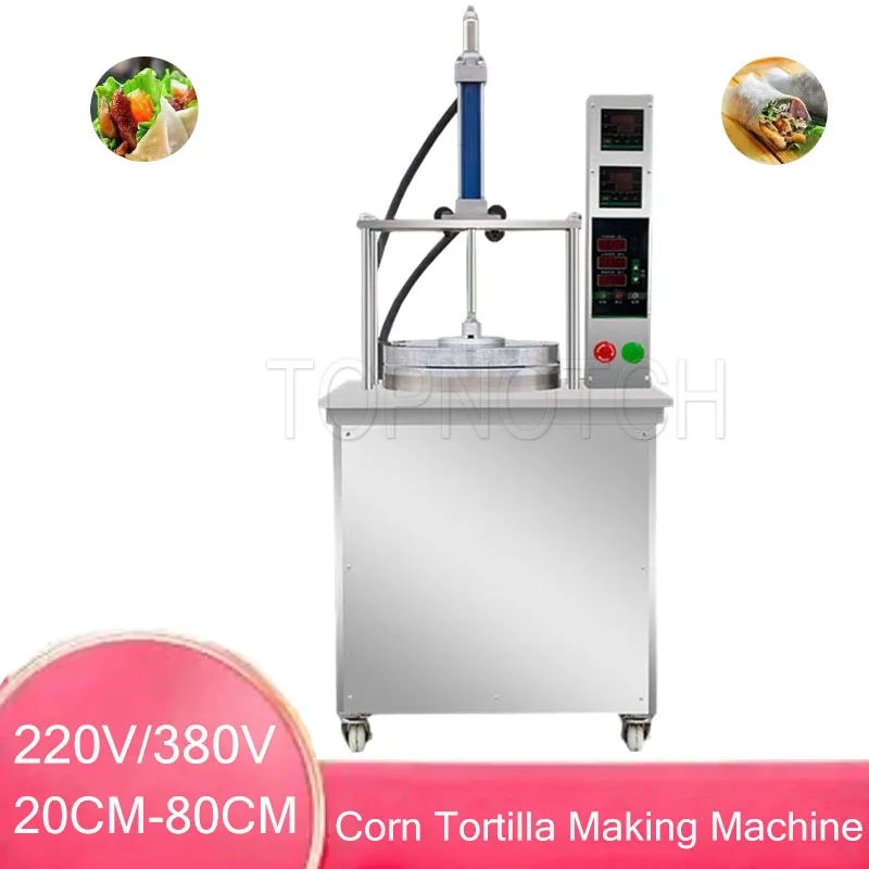 Automatische Hydraulische Tortilla Pannenkoek Chapati Making Machine Rotimatic Roti Platte Pannenkoek Maker Machine