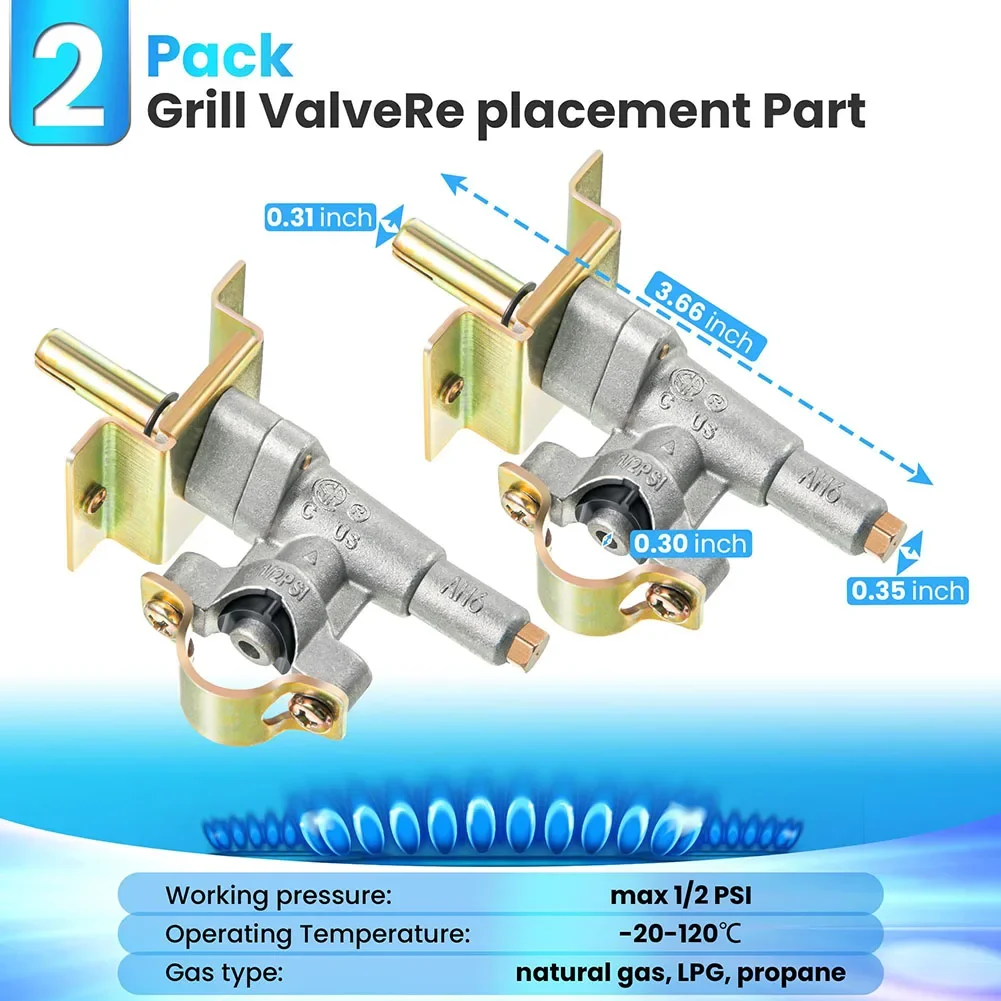 BBQ Gas Grill Valve With Automatic Igniter And Flame Thrower Sprayer Replacement For Gas Grill Valves