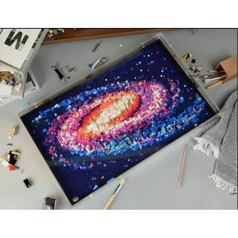 بكسل الفن اللبنات 31212 كتل التجميع غالاكسي كتل لغز لعبة الزخرفية الكبار هدية ديكور المنزل هدية عيد ميلاد #1