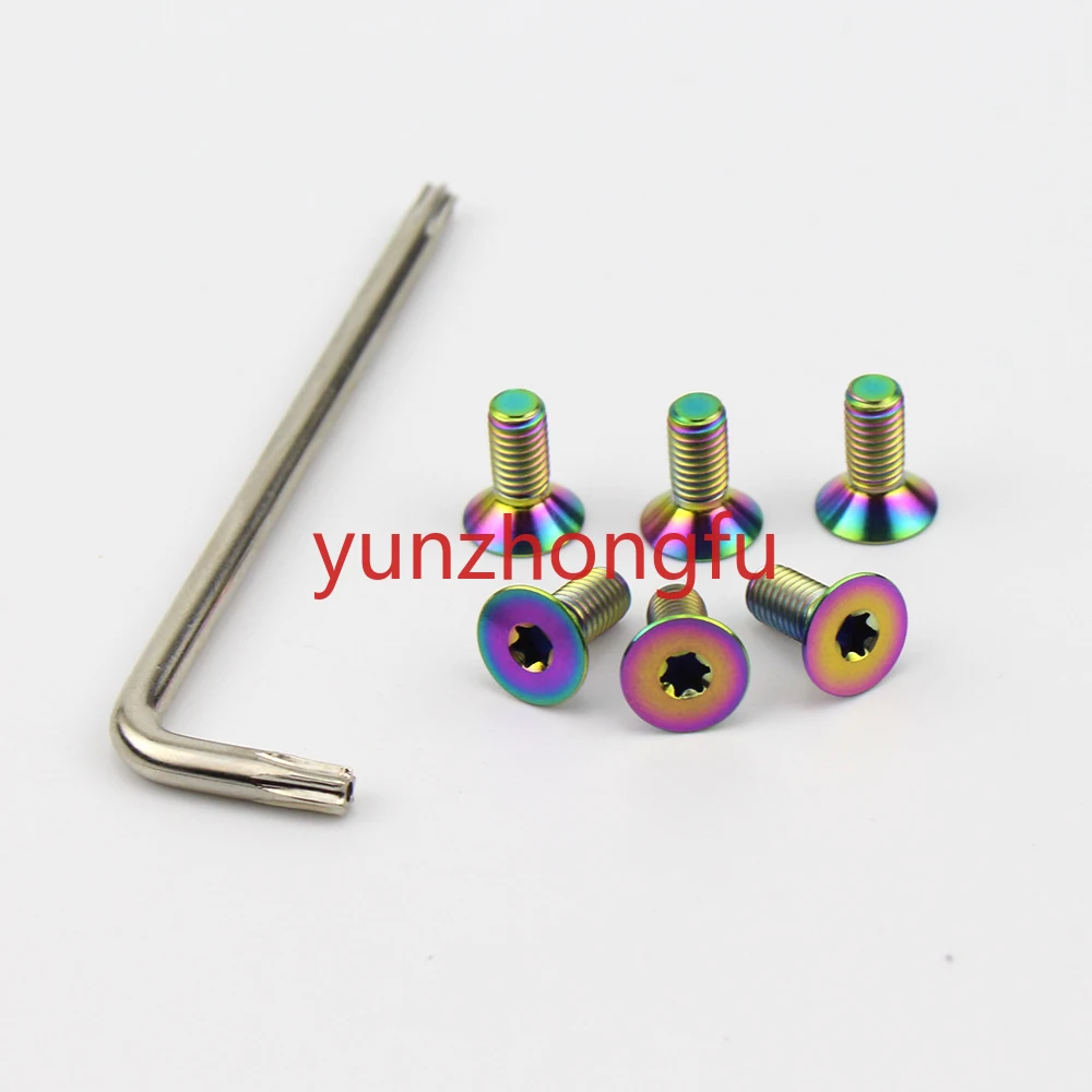 Titanium alloy steering wheel screws, modified base screws