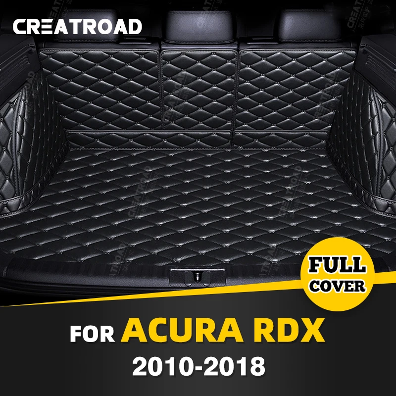 

Auto Full Coverage Trunk Mat For Acura RDX 2010-2018 17 16 15 14 13 12 11 Car Boot Cover Pad Interior Protector Accessories