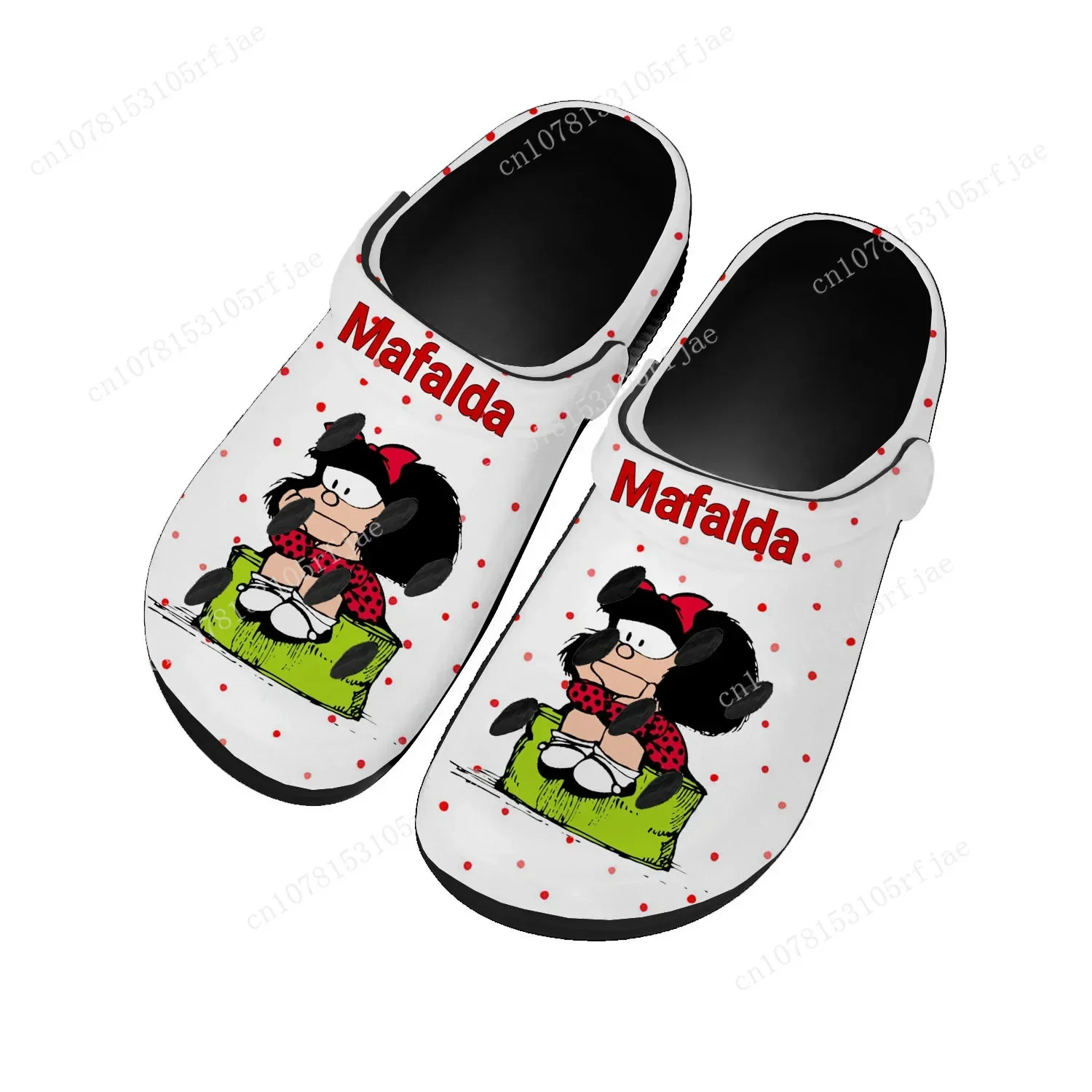 

Hot Cartoon Mafalda Home Clogs Mens Womens Youth Boys Girls Sandals Shoes Garden Bespoke Custom Shoes Beach Hole Slippers