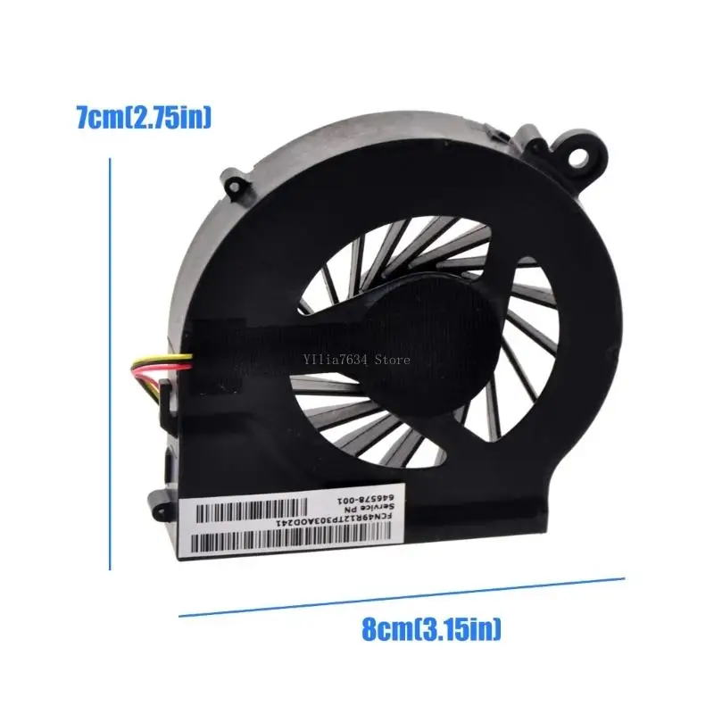 

CPU Cooling Fan 5V 0.5A 3Pin 65CFM for G7 Laptop