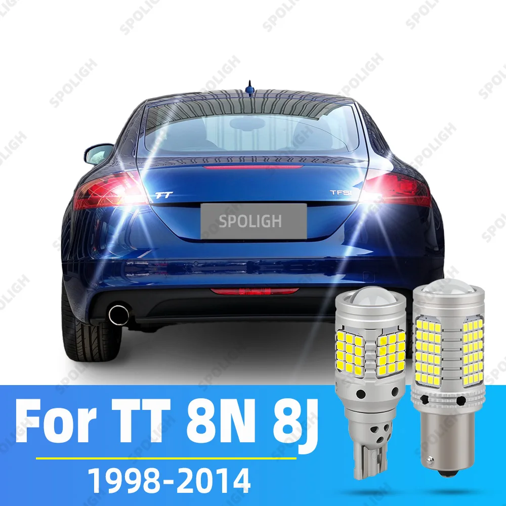 2pcs LED Reverse Light For Audi TT 8N 8J Accessories 1998-2014 2004 2005 2006 2007 2008 2009 2010 2011 2012 2013 Back Up Lamp