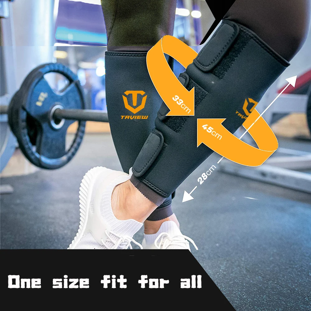 Pull Up Squat Shin Guard Pad Calf Protection 5mm Neoprene, Adjustable Exercise Gym Equipment Strength Training