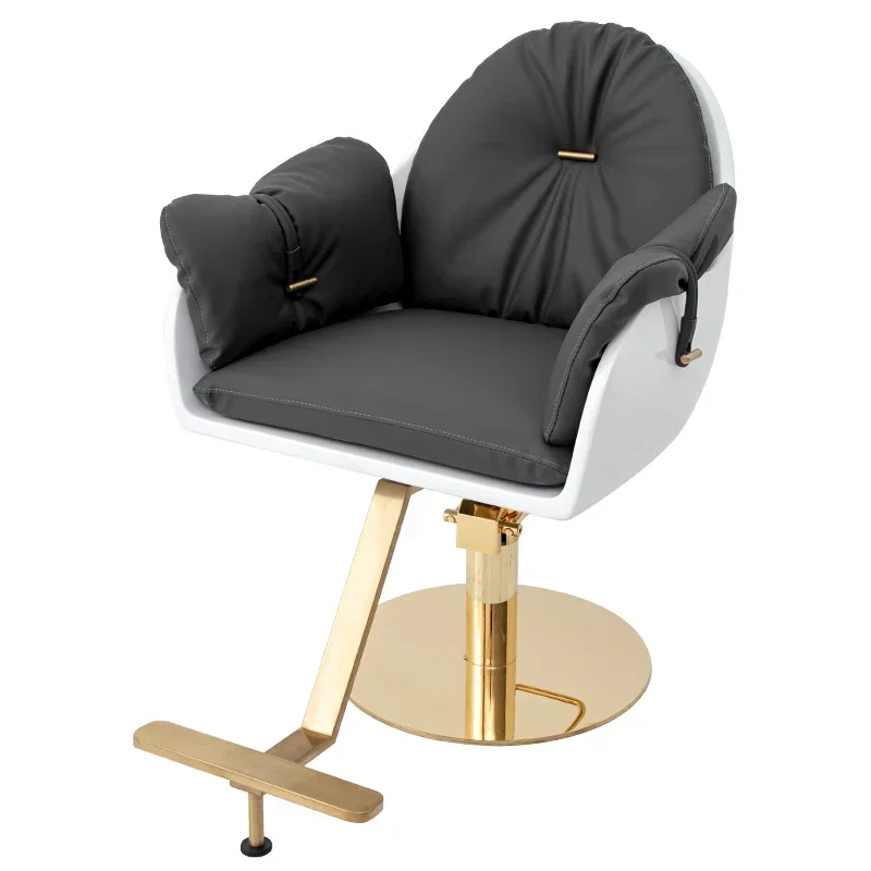 High Quality Manicure Accent Vanity Barber Chair High Cosmetology Dressing Salon Chair Bar Recline Silla De Barbero Barber