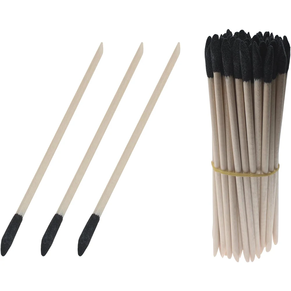 

100Pcs Double Ended Sanding Stick File Mini Polishing Tool For Wood Plastic Model Fine Detail Hole Sanding DIY Craft Accessories