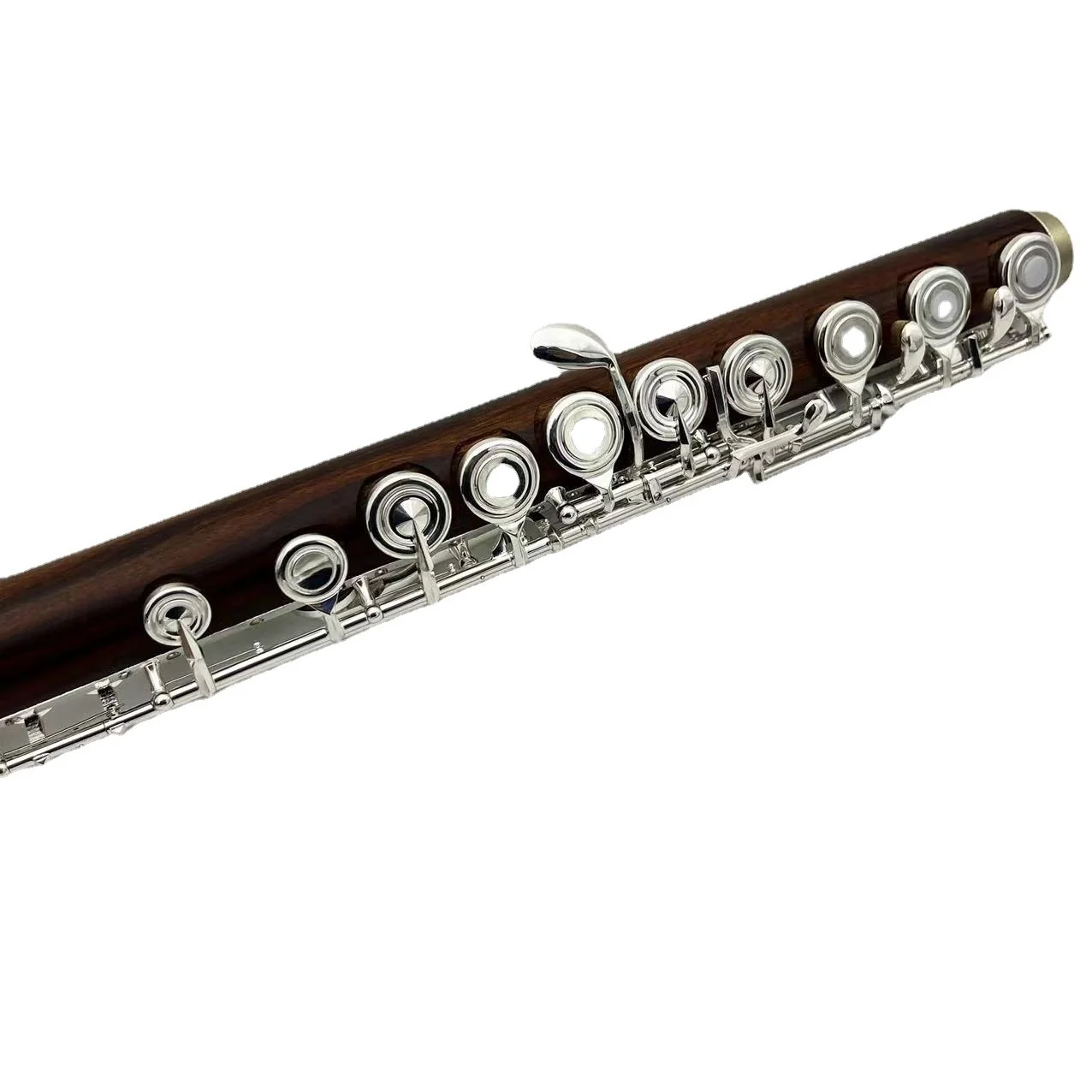 

Hooqu Genuine Professional Adult Neutral Exam Performance Mahogany Flute 17 Holes With Open B Tail And C Key