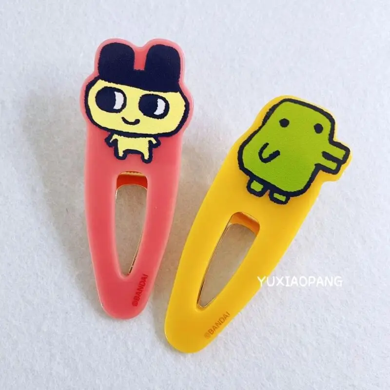 Kawaii 만화 다마고치 머리핀 만화 주변기기 달콤한 사랑스러운 앞머리 사이드 클립 학생 머리 장식 소녀 생일 크리 에이 티브 선물