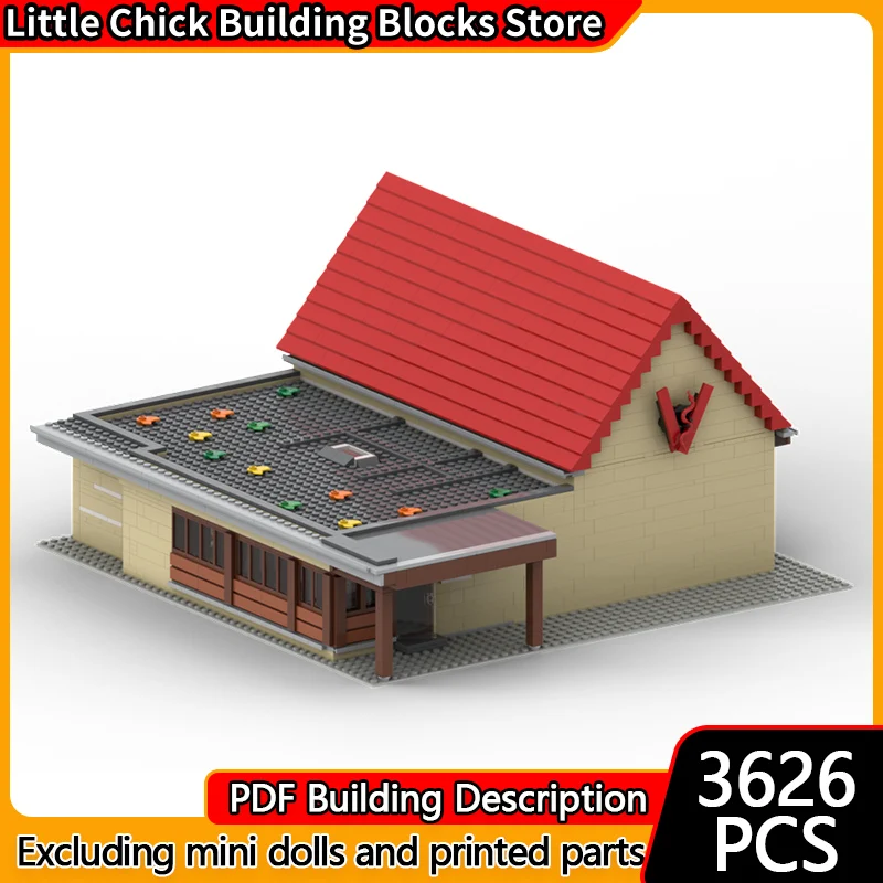 

City Street View Model MOC Building Bricks Veterinary Clinic Modular Technology Children Holiday Gifts Assemble Toys Suit