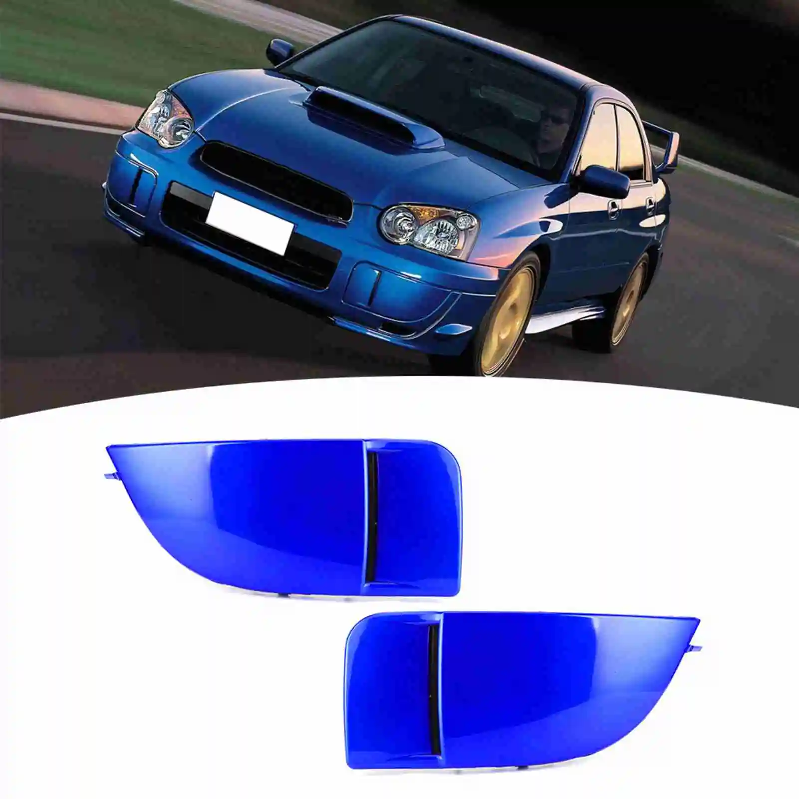 

Fog Lamp Bezel Fog Light Cover Front Fog Light Cover Pair Front Fog Light Bezel Lamp Cover Fit for Impreza STI 04-05