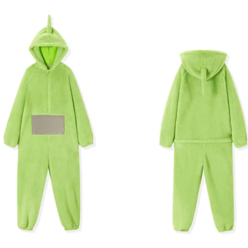 Kombinezony dla dorosłych i dzieci, miękkie piżamy z długim rękawem, kostiumy Dipsy, Tinky Winky, Po, Lala, odzież domowa, damska, unisex, odzież domowa — 2