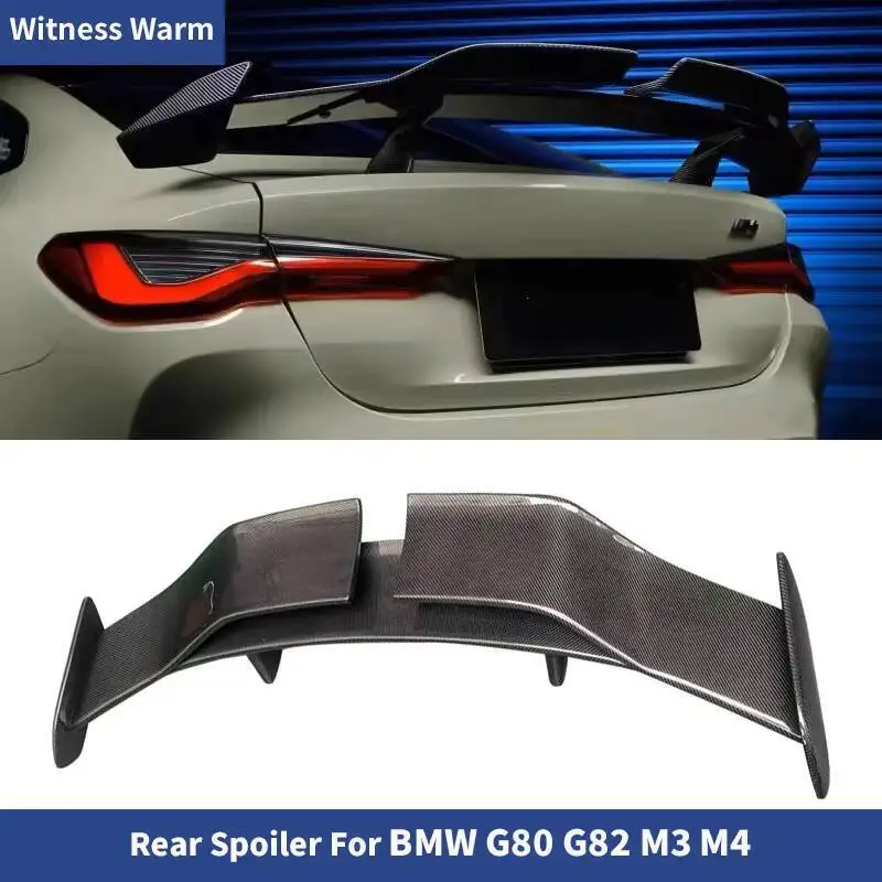 

Углеродное волокно FRP, задние крылья, спойлер для багажника для BMW G80 M3 G83 G82 M4, комплект кузова автомобиля 2021