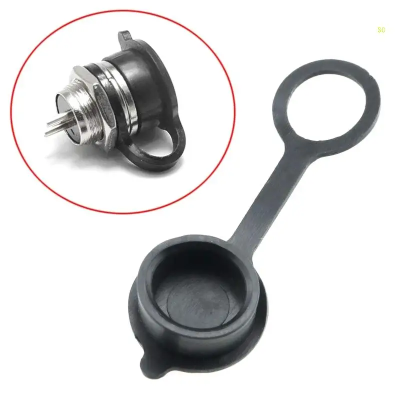 GX12 GX16 20 enchufe aviación cubierta impermeable tapa antipolvo para enchufe 12/16/20mm Dropshipping