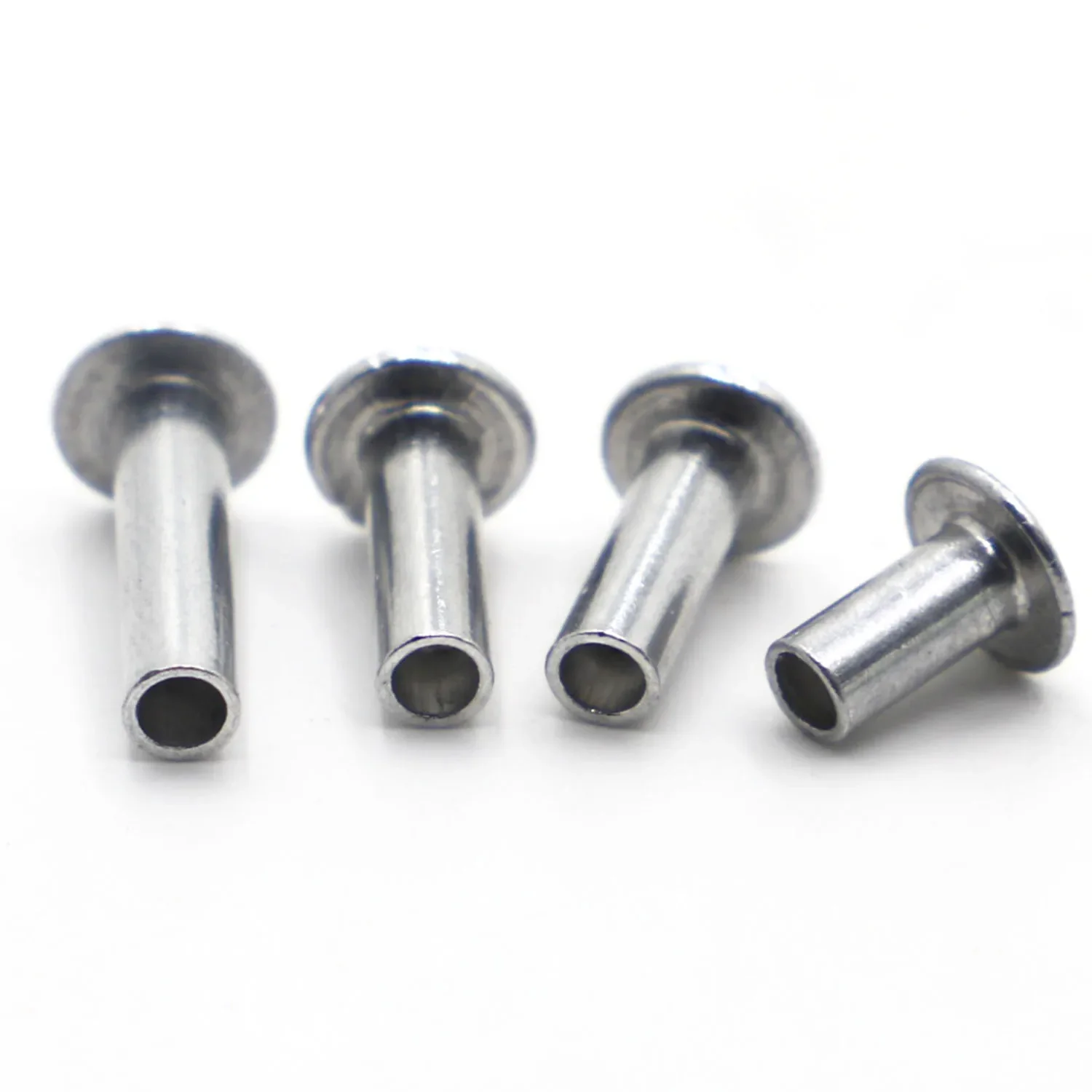 10-50 قطعة M2 M2.5 M3 M4 M5 M6 GB873 الألومنيوم جولة زر مسطح الجمالون رئيس نصف شبه جوفاء برشام قطر 2 مللي متر 3 مللي متر 4 مللي متر 5 مللي متر 6 مللي متر #4