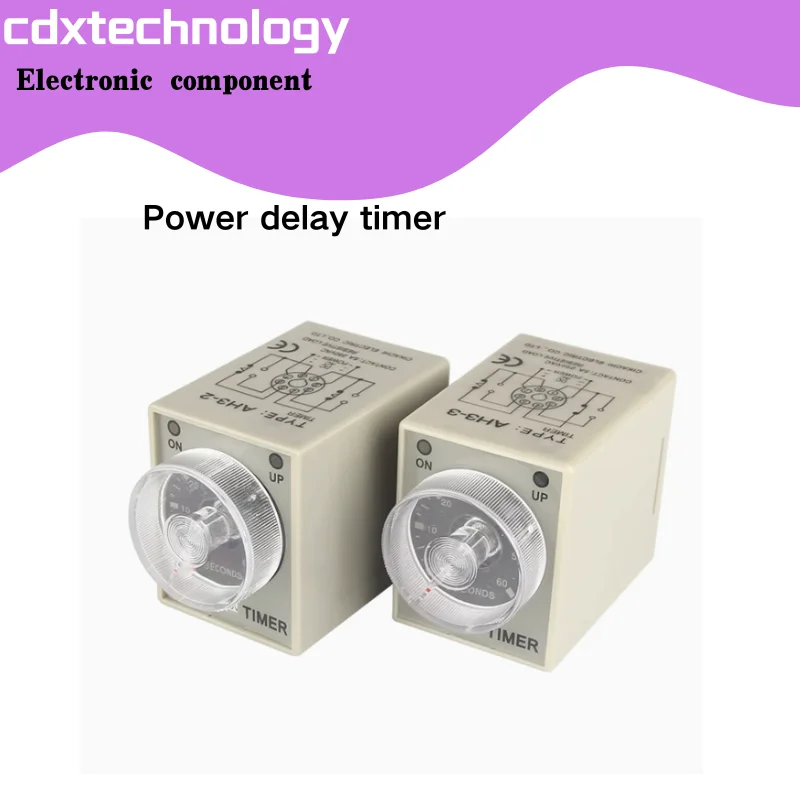 CKC تينر سوبر تايم ريلي AH3-3 مؤقت تأخير الطاقة AH3-2 AC220V