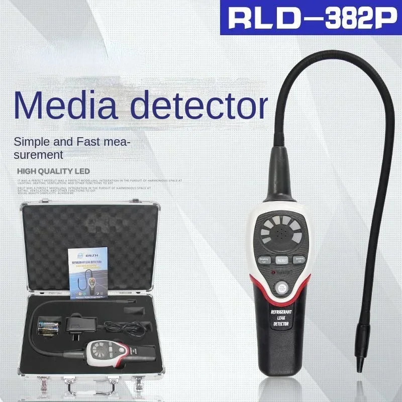 Electronic Refrigerant Leak Detector Automobile Air Conditioning Gas Refrigerant Leak Detection Automatic Detector RLD-382P