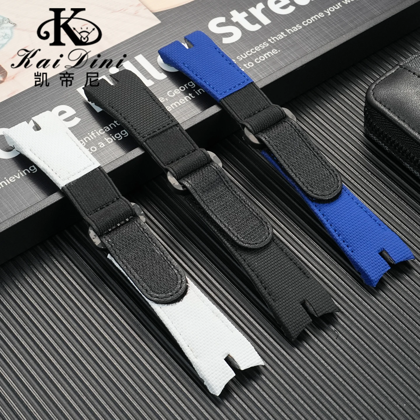 Customized Fluororubber Watchband For Roger Dubuis EXCALIBUR series RDDBEX0473/0422/0393 watch strap FKM Leather Accessories