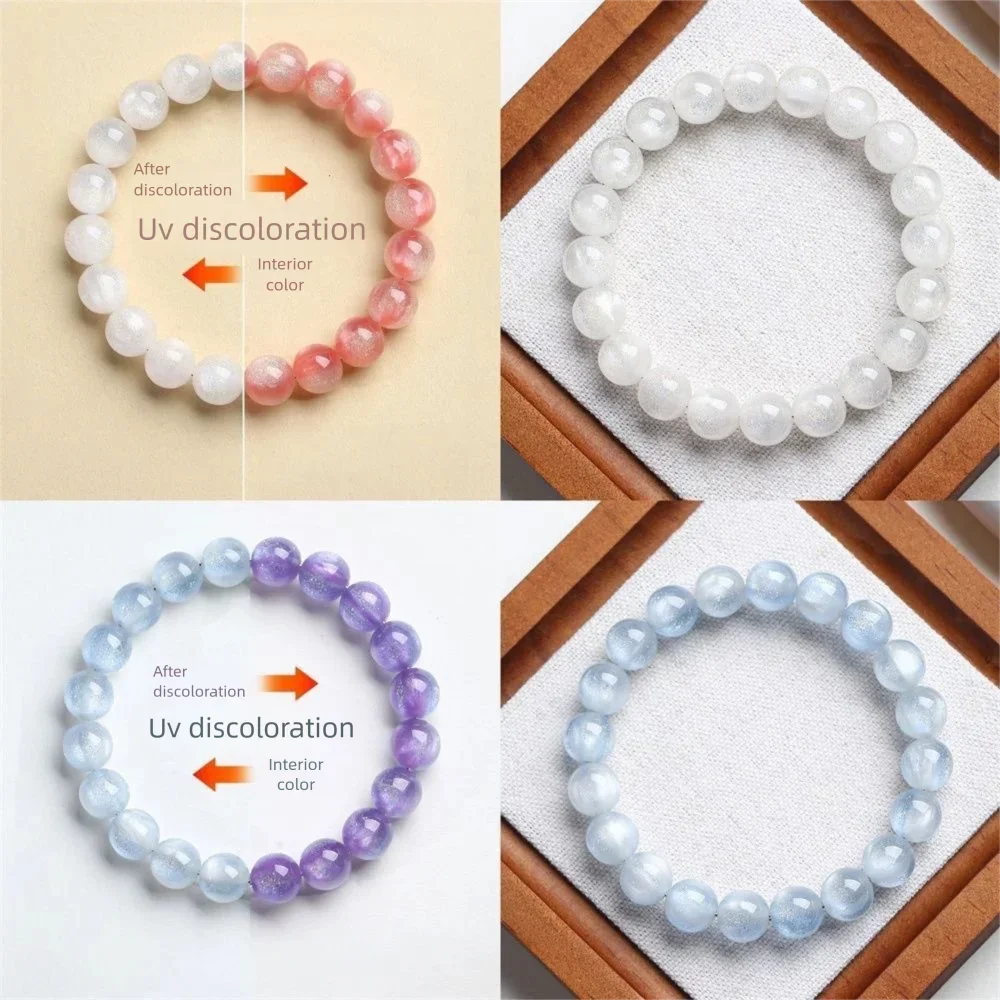 

Unique Design UV Light Activated Color Changing Bracelet Fashion Women's Summer Daily Jewelry