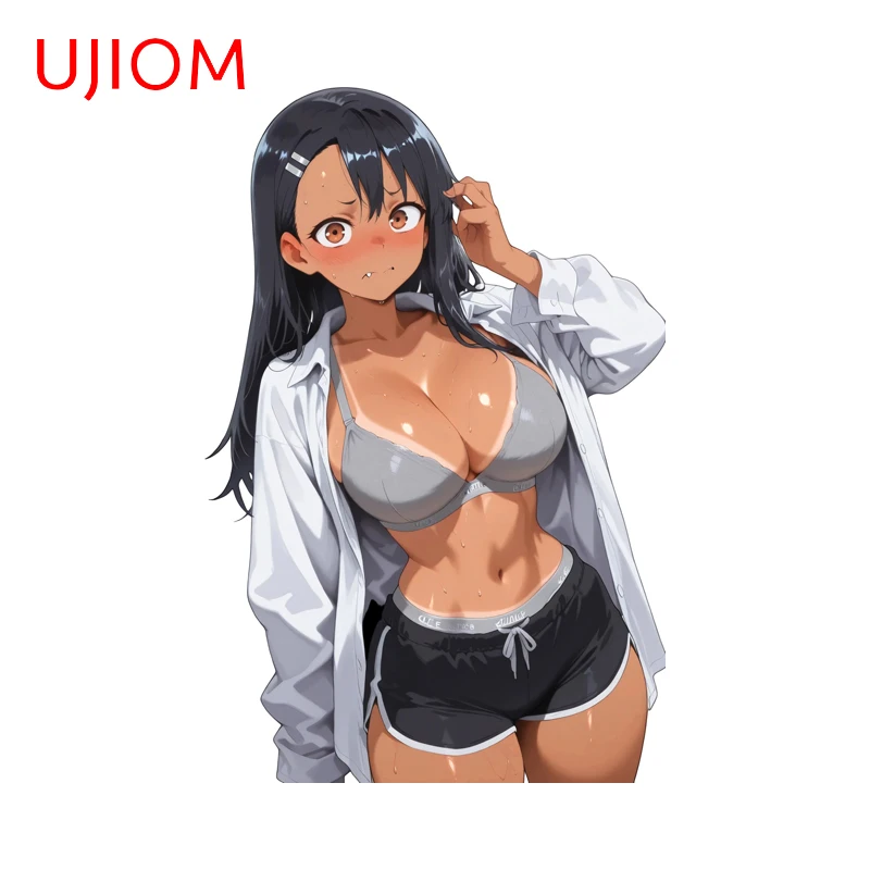 UJIOM Seductive Girl Nagatoro San Bikini Wall Sticker Enchanting High Quality Waterproof Decal Unique Bedroom Bathroom Decor