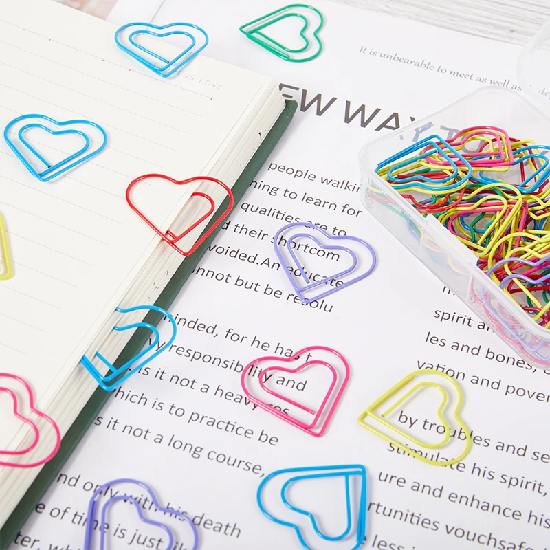 NEW 50pcs Paper Clips Durable Rustproof, Music Shape Paper Clips for Bookmark Office School Document Organizing Notebook Agenda