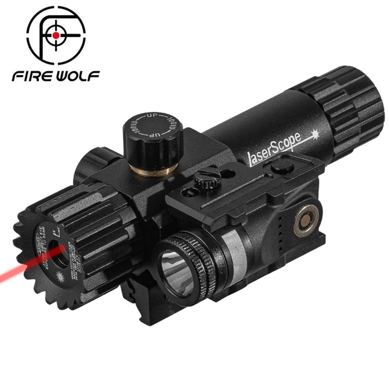 Tactical Green/Red Dot Laser Sight for 20mm/11mm Rail/Barrel Scope Mount with Remote Switch Hunting Gun Accessories