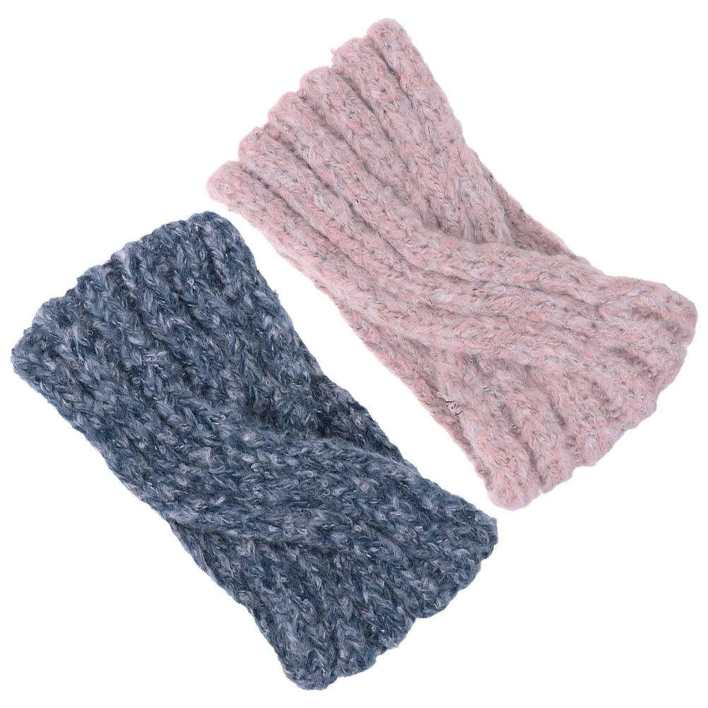 

Wide Headband Ear Warmer Elastic Turban Wraps Keep Warmers for Women Mohair Bandana Woman