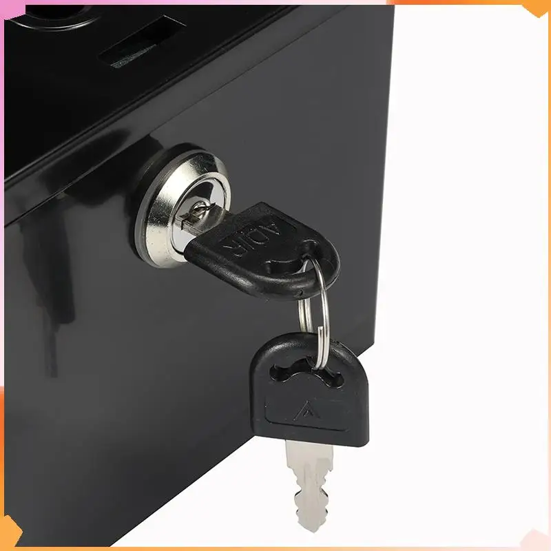 B94A Donation Box With Lock - Acrylic Suggestion Box With Slot, Ballot Lock Box With Sign Holder For Raffle, Voting