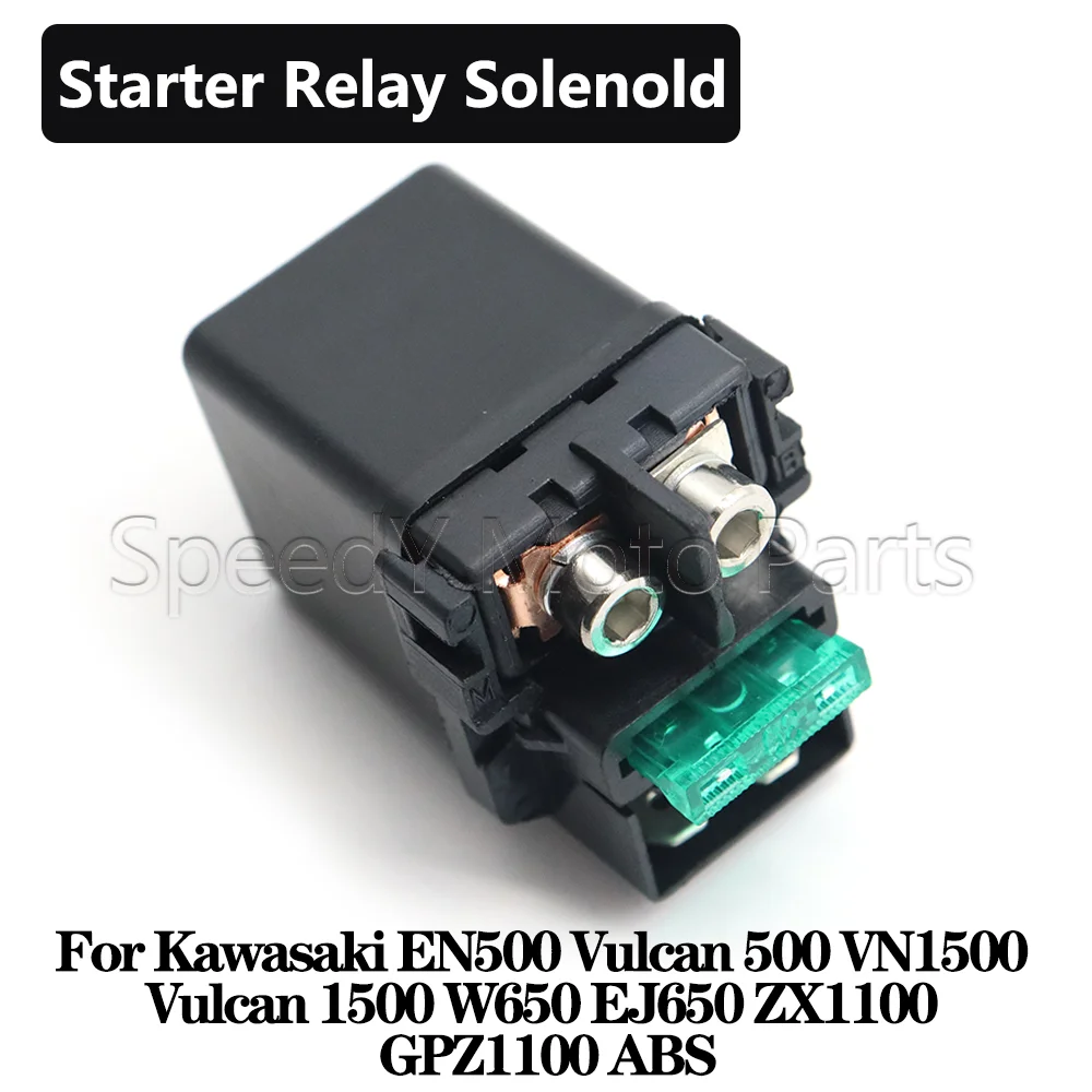 Motorcycle Starter Relay Solenoid For Kawasaki EN500 Vulcan 500 VN1500 Vulcan 1500 1996-2004 W650 EJ650 ZX1100 GPZ1100 ABS