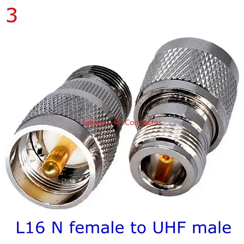 1Pcs PL259 SO239 SL16 UHF Stecker SO239 PL259 Zu BNC SMA N Typ Rechten Winkel Männlich Weiblich Adapter RF schnelle Lieferung Kupfer Messing