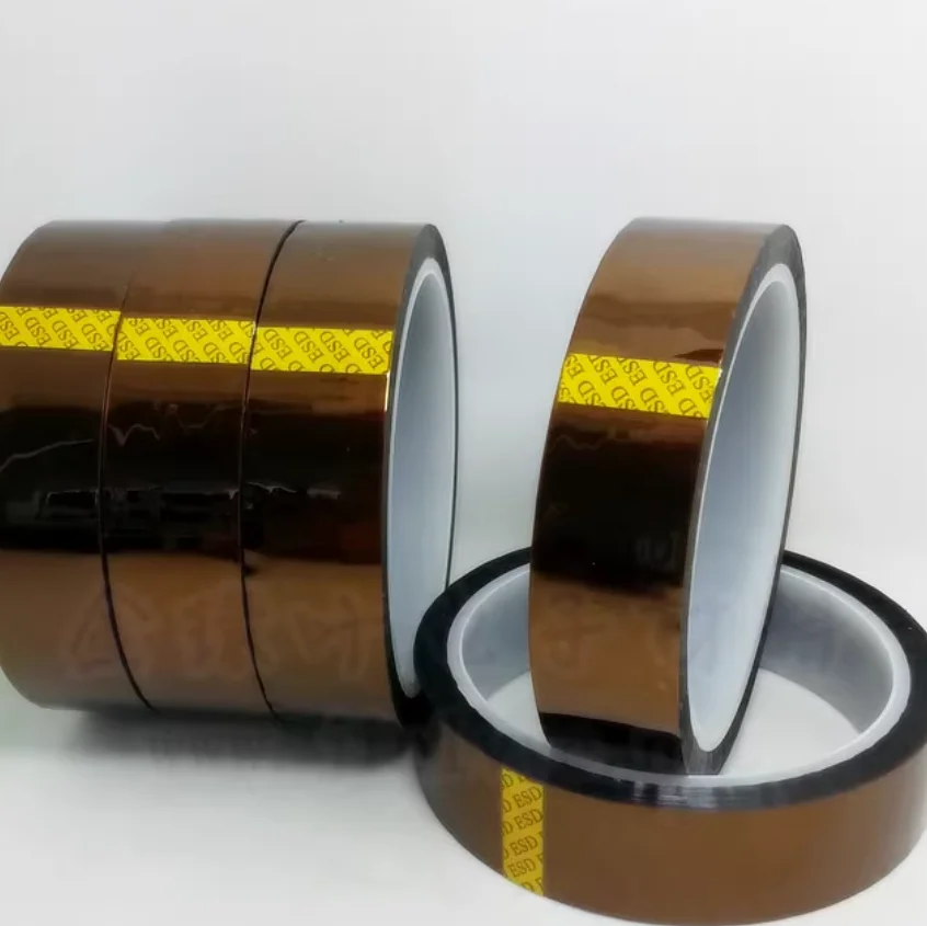 Brown high-temperature adhesive ESD anti-static gold finger tape PI polyimide high-temperature resistant heat dissipation film