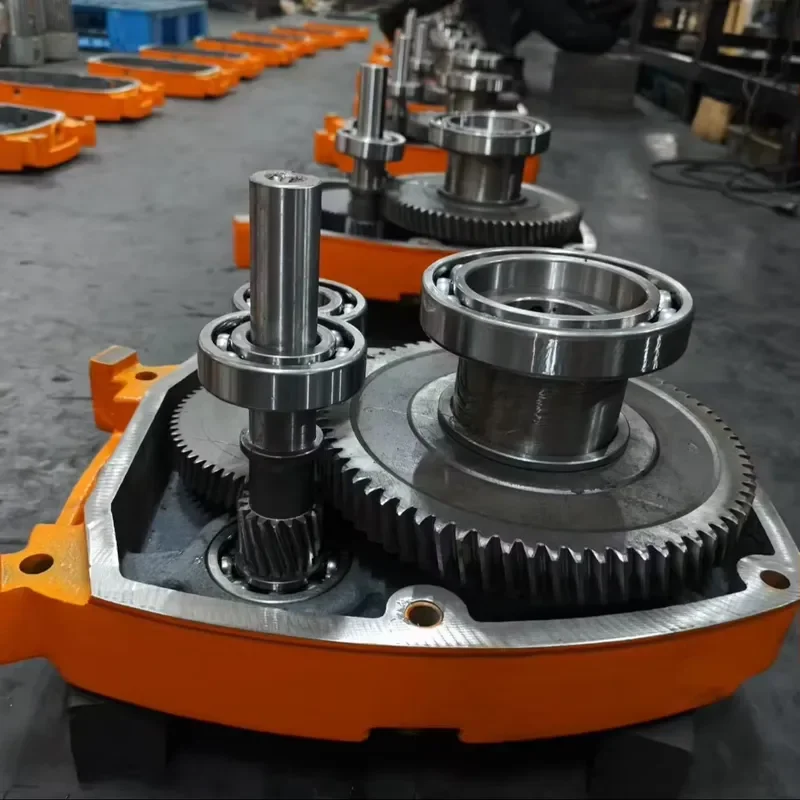Factory Direct Sale Orange Smr 30mm 55mm 65mm Shaft Mounted Reduction Gearbox for Conveyor Belt Industrial Helical Gearbox