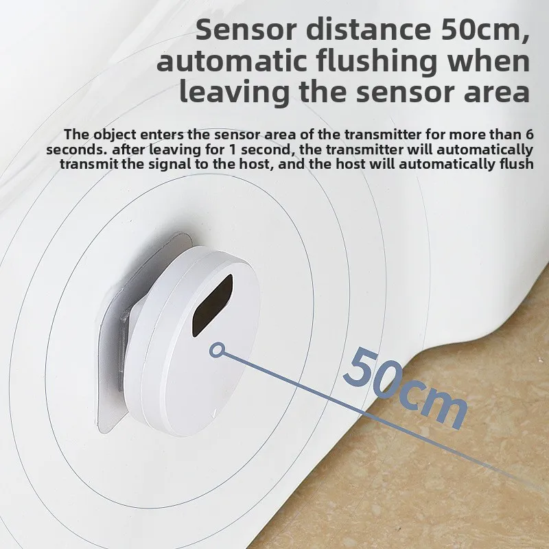 المنزلية الذكية الأشعة تحت الحمراء التعريفي المرحاض فلوشير مجموعة شحن التلقائي المرحاض دافق دفع الحرة زر الاستشعار اكسسوارات المرحاض