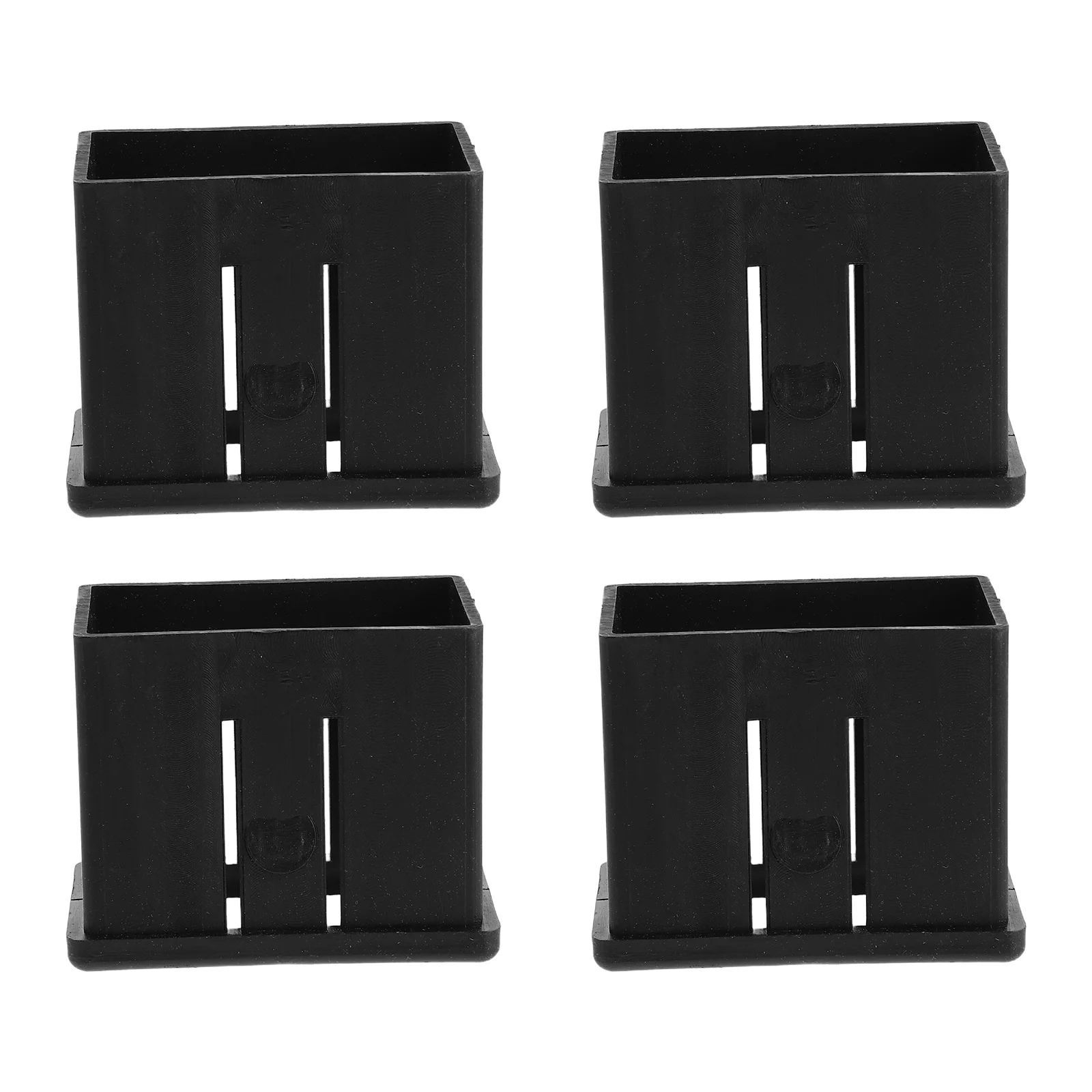

4Pcs Hollow Square Tube Sleeve Adapter 60x40mm to 50x30mm Fitness Equipment Plastic Sleeve Gym Tube Insert Connector