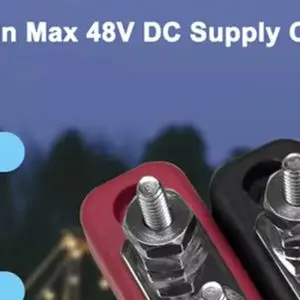 12V-48V Bus Bar Bus Bar Electrical System Protection Multiple Connection Points Transparent Protective Cover For RVs