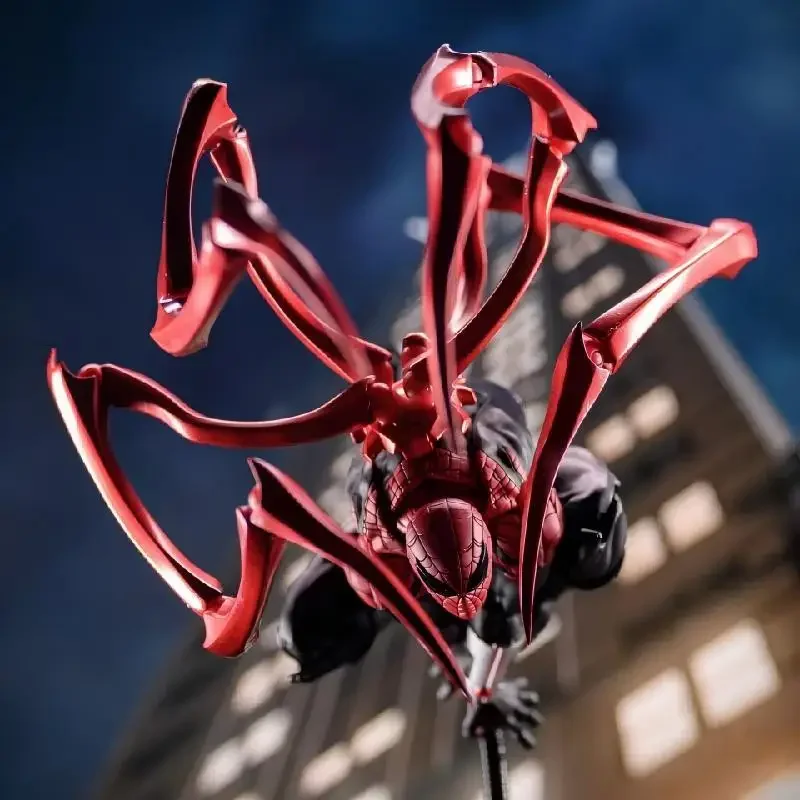 

Лидер продаж, Новое поступление, эксклюзивные игрушки Messtoys Ct, Человек-паук, черный, красный, экшн-фигурка, аниме, Коллекционная фигурка, модель, подарочная игрушка