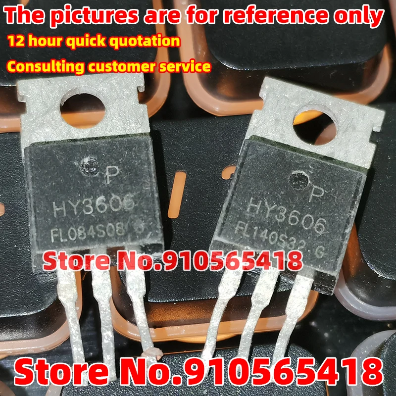 100/50/30PCS HY3606P HY3606 HY3608P TO-220 162A60V  MOS Field Effect Transistor for High Power Inverter disassembler