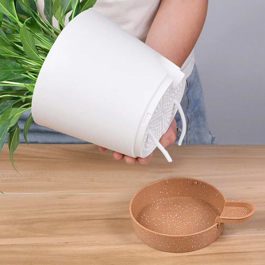 Self Watering Planter Automatic Water Absorbing Flower Pot for Indoor Succulents Bonsai and Nursery Plants