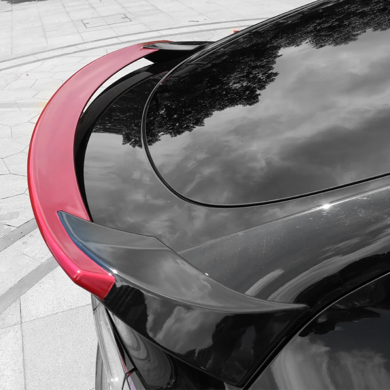 ABS carbon Fiber Rear Car Spoiler For Tesla model Y 2021-