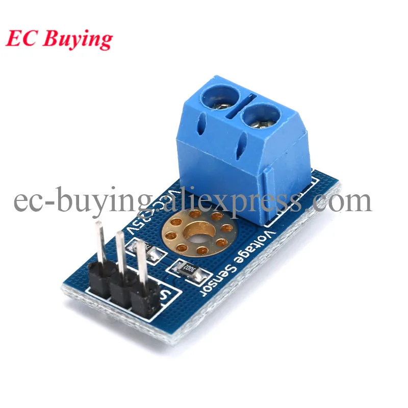 10 Stuks/1Pc Smart Electronics Dc 0-25V Standaard Spanning Sensor Module Test Elektronische Stenen Smart Robot Voor Arduino Diy Kit